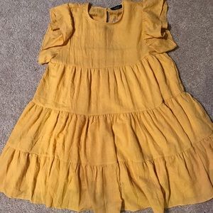 Mustard Babydoll Dress from Vici NWOT